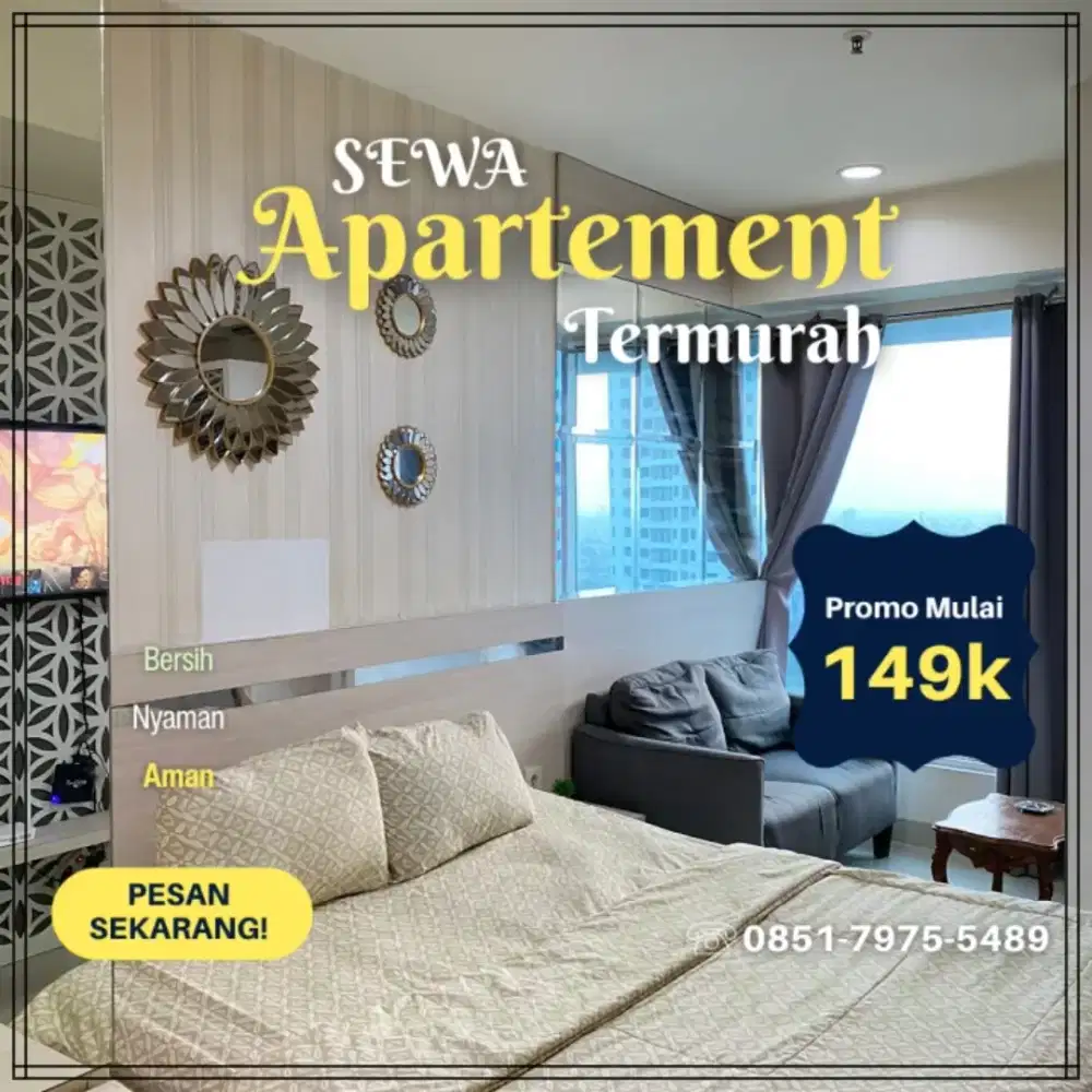 Sewa Apartemen Depok TSM Transpark Cibubur Harian/Transit Termurah
