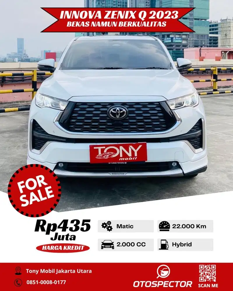Innova Zenix Q Hybrid Modellista RSE 2023 Putih