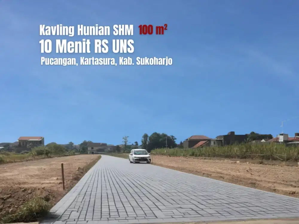 Selatan Kampus UIN Surakarta. SHM Row Jalan 7 meter