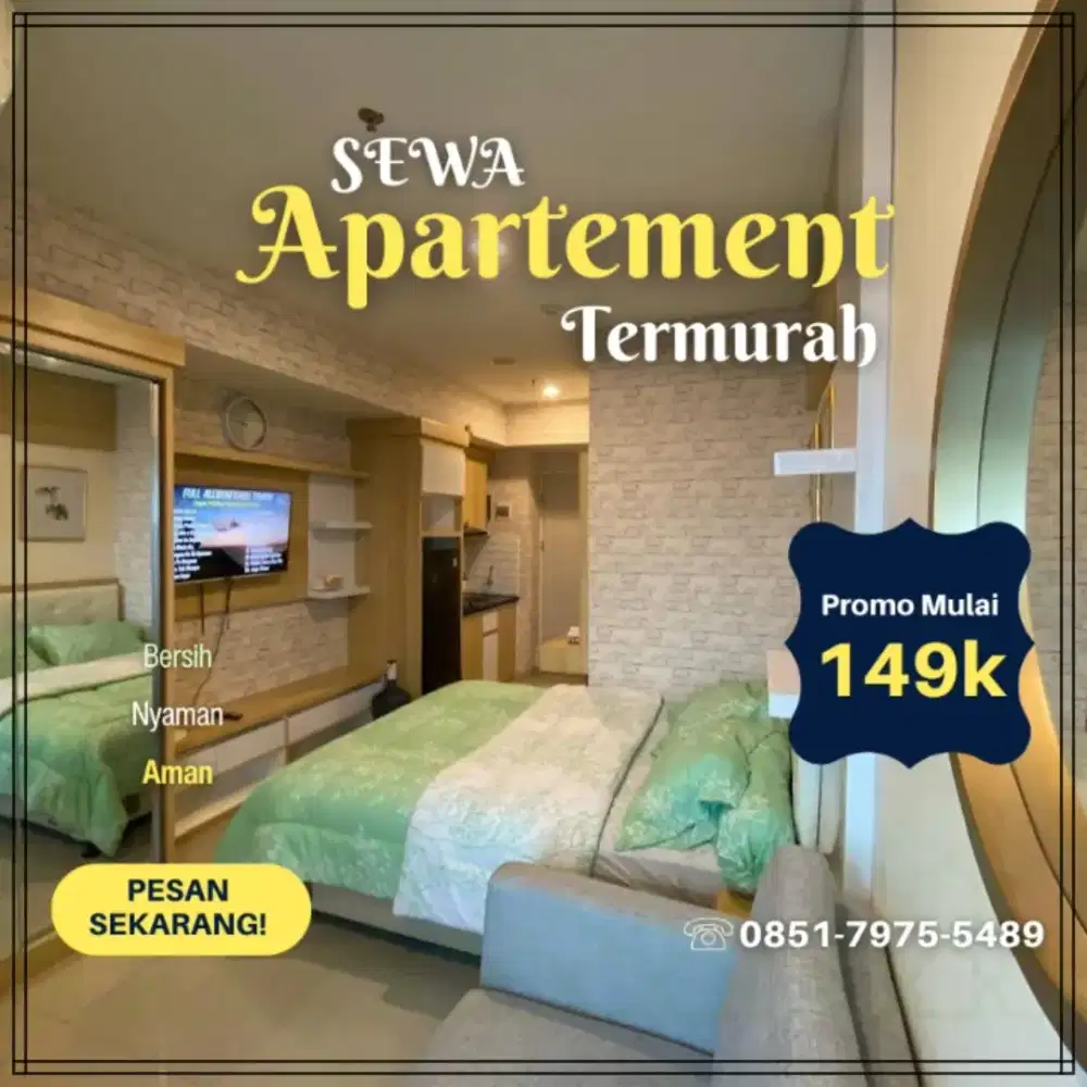 Sewa Apartemen Bekasi Timur Transpark Juanda Harian/Transit Termurah