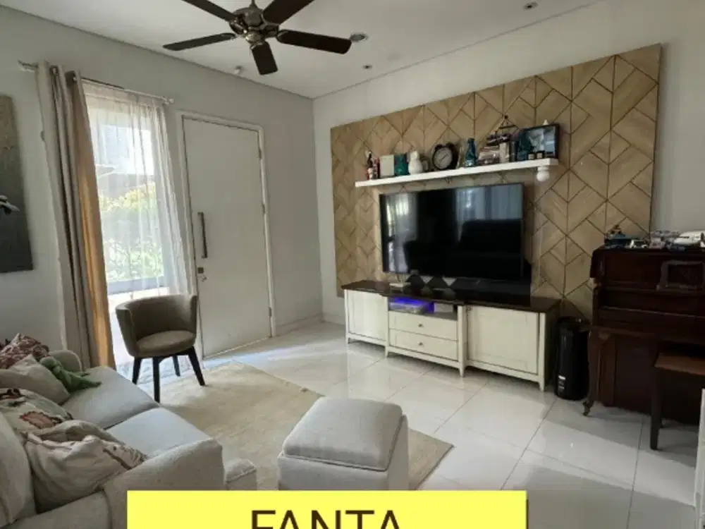 Rumah Cantik BSD furnished dgn Arsitek ternama