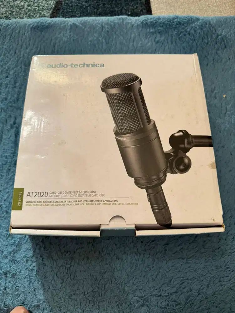 Mic Rekaman Kondensor Profesional Audio-Technica AT2020 (Like New)