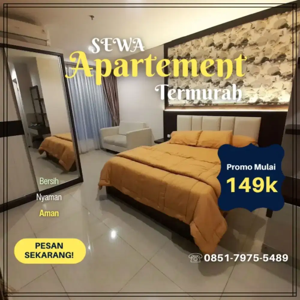 Sewa Apartemen Tangerang Selatan BINTARO ICON Harian/Transit Termurah