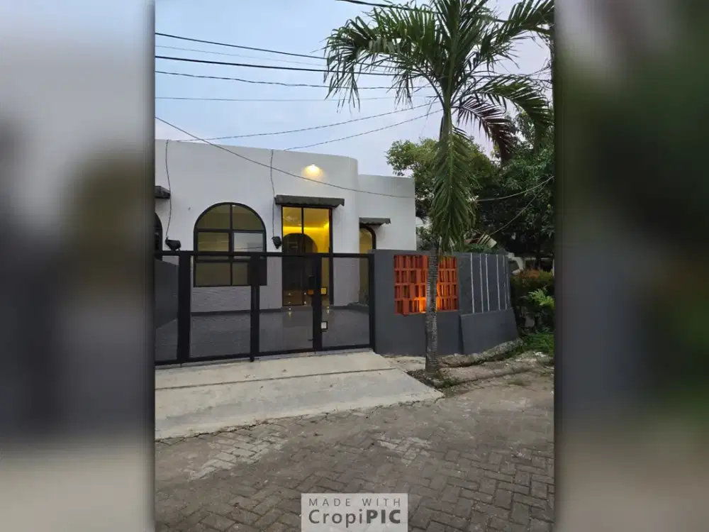 Dijual Rumah Minimalis Bebas Banjir ada Laundry Room di Mustikajaya Bekasi