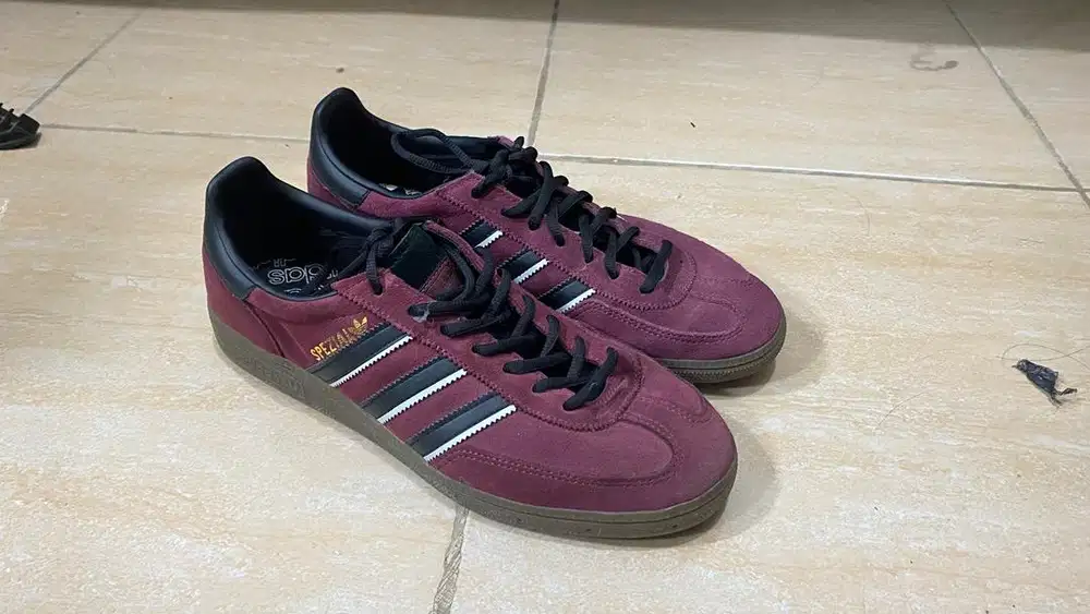 Adidas Spezial Maroon Black (Size 42)