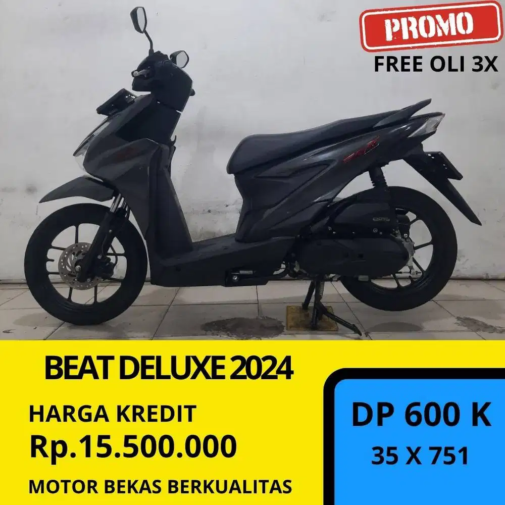 Honda Beat Deluxe 2024 DP mulai 600 Langsung Gass jonn