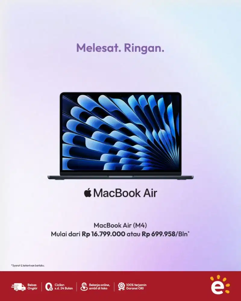 Macbook Air 4 kredit cicilan 0% dg home credit