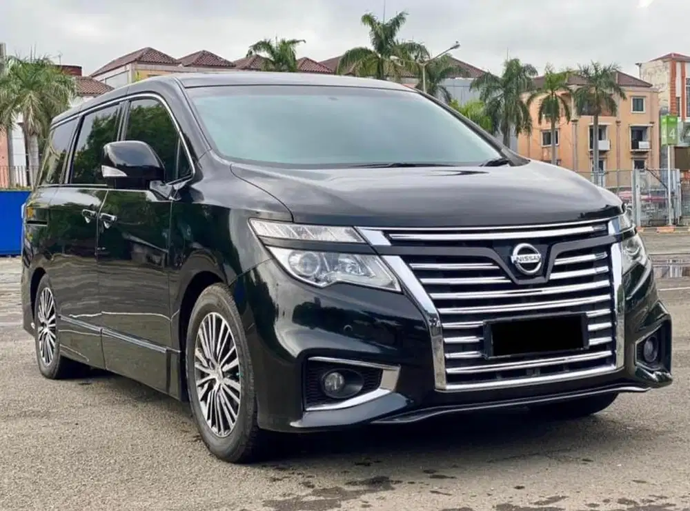 BERGARANSI‼️NISSAN ELGRAND 2.5 HWS AT HITAM 2014