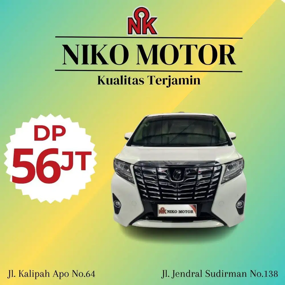 (ISTIMEWA) ALPHARD 2.5 G ATPM 2016 AT : 2015|2017