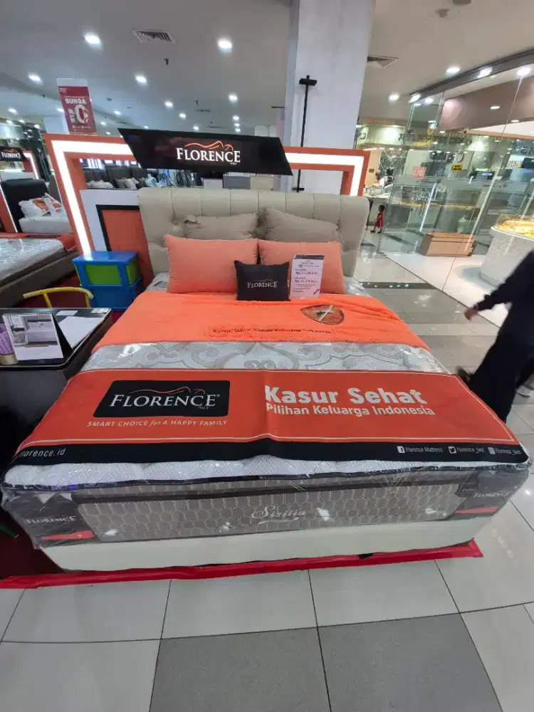 SPRING BED FLORENCE TYPE SISILIA PROMO CREDIT FRE 1KALI CICILAN