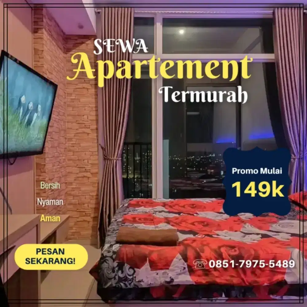 Sewa Apartemen Tangerang TREEPARK CITY CIKOKOL Harian/Transit Termurah
