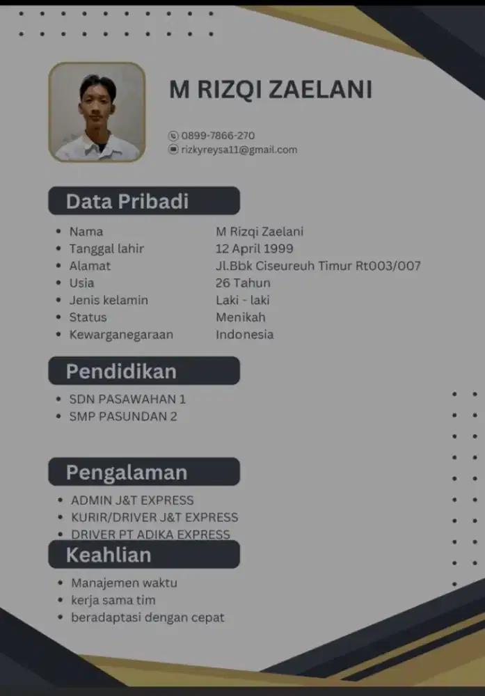 Mencari pekerjaan secepatnya