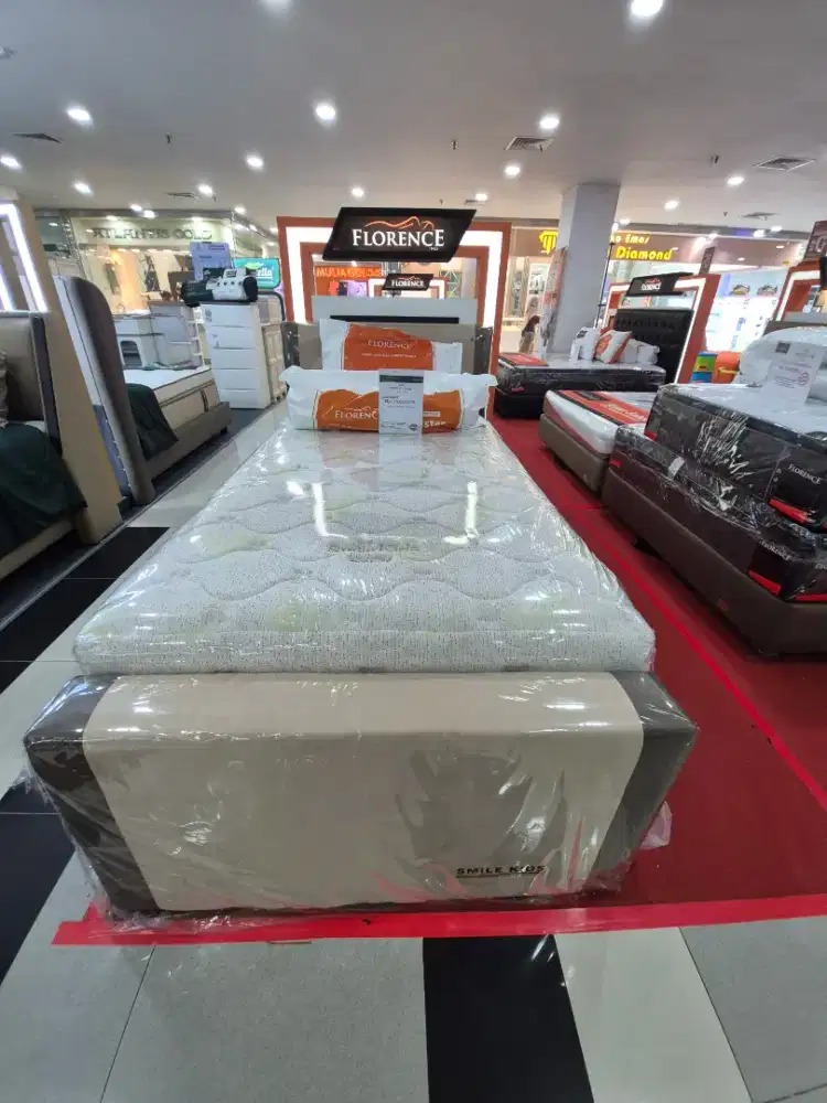 SPRING BED SORONG FLORENCE TYPE SMILE KIDS PROMO CREDITFRE1KALICICILAN
