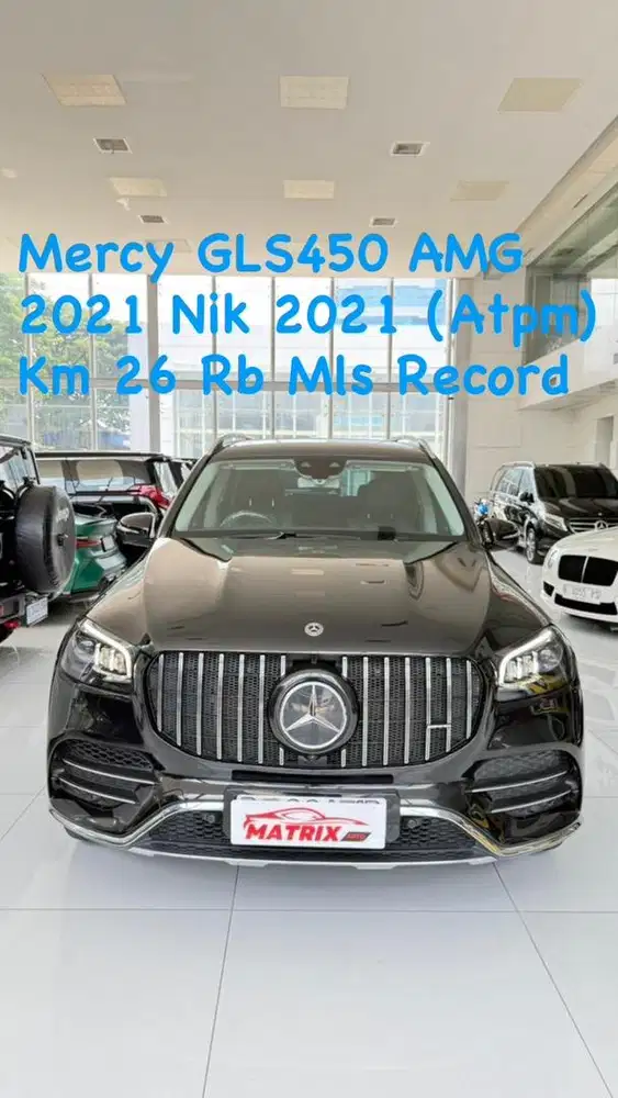 Mercy GLS450 Amg 4matic Nik2021 Black on black Siap paki