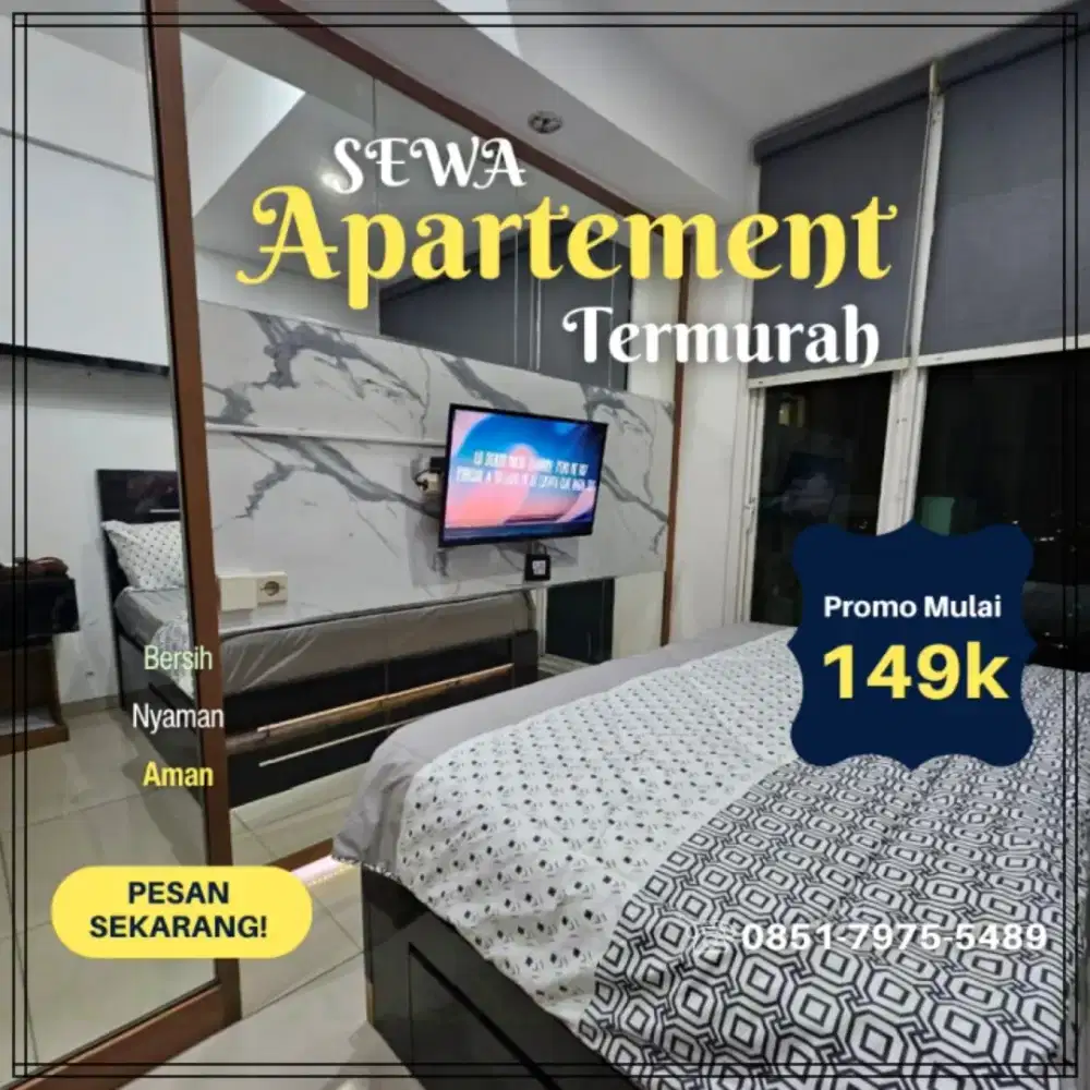 Sewa Apartemen Jakarta Sentra Timur Pulogebang Harian/Transit Termurah