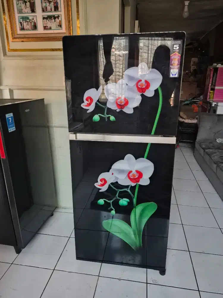 Kulkas 2 pintu Polytron belleza jumbo prw 23mow Bergaransi