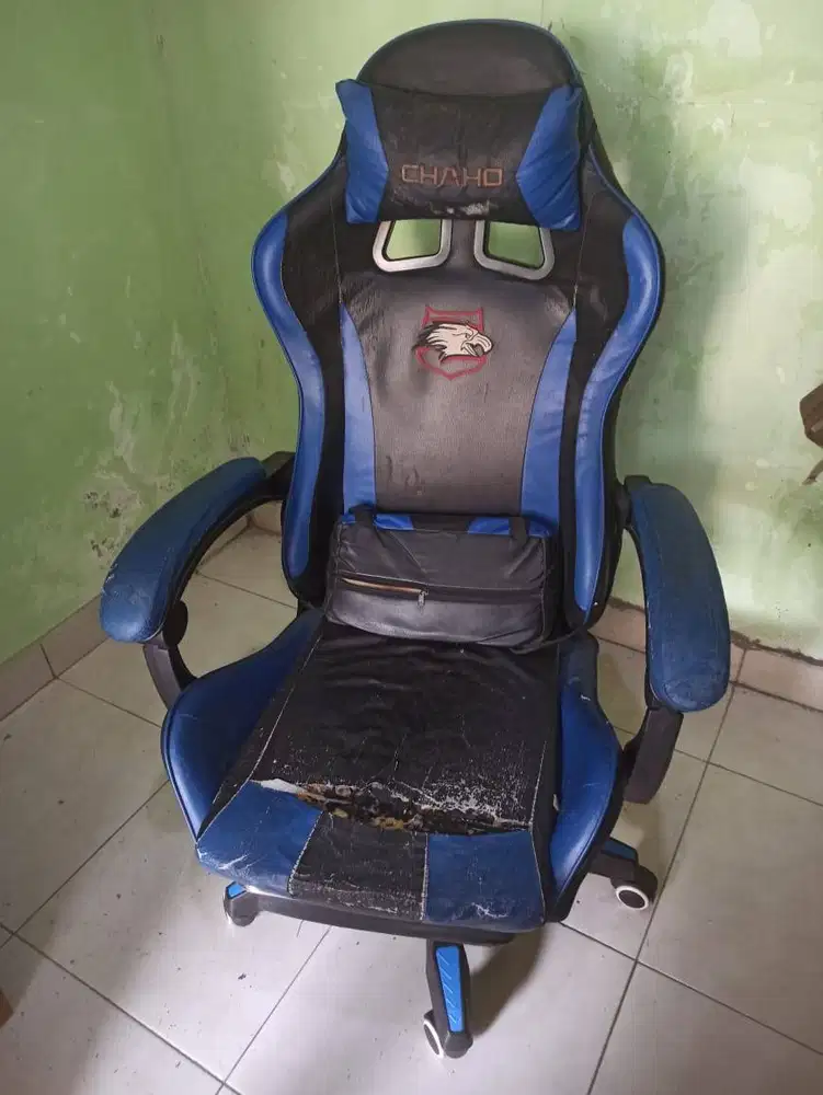 Dijual Kursi Gaming CHAHO – Warna Hitam Biru