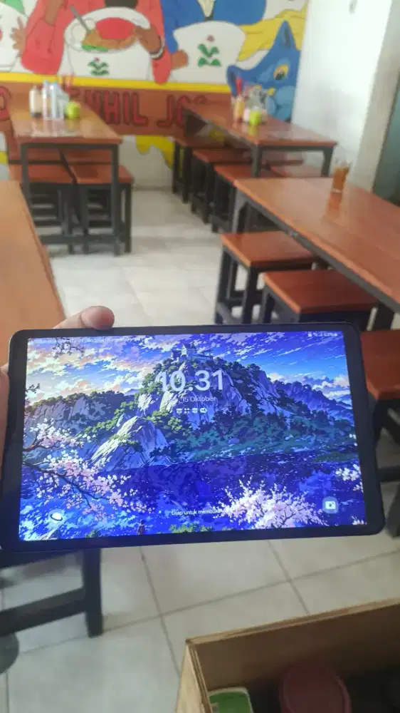 Jual samsung tab A9 like new pemakaian 5 bulan