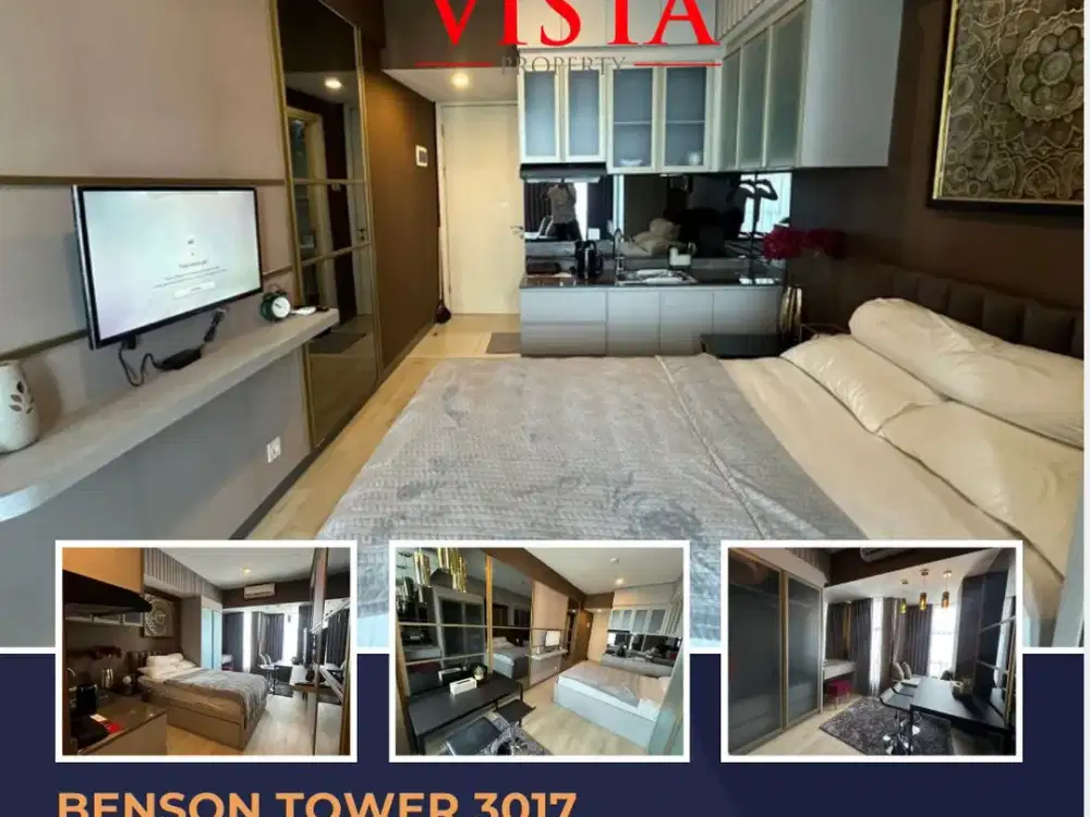 Disewakan Apartemen Tower Benson Studio Full Furnished by Vista Property