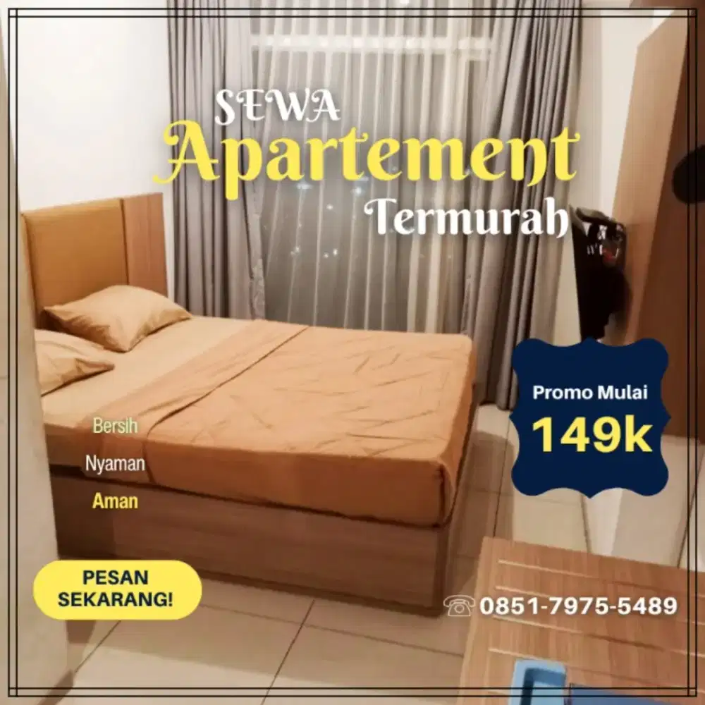 Sewa Apartemen Jakarta Barat CITY PARK Cengkareng Harian/Transit murah