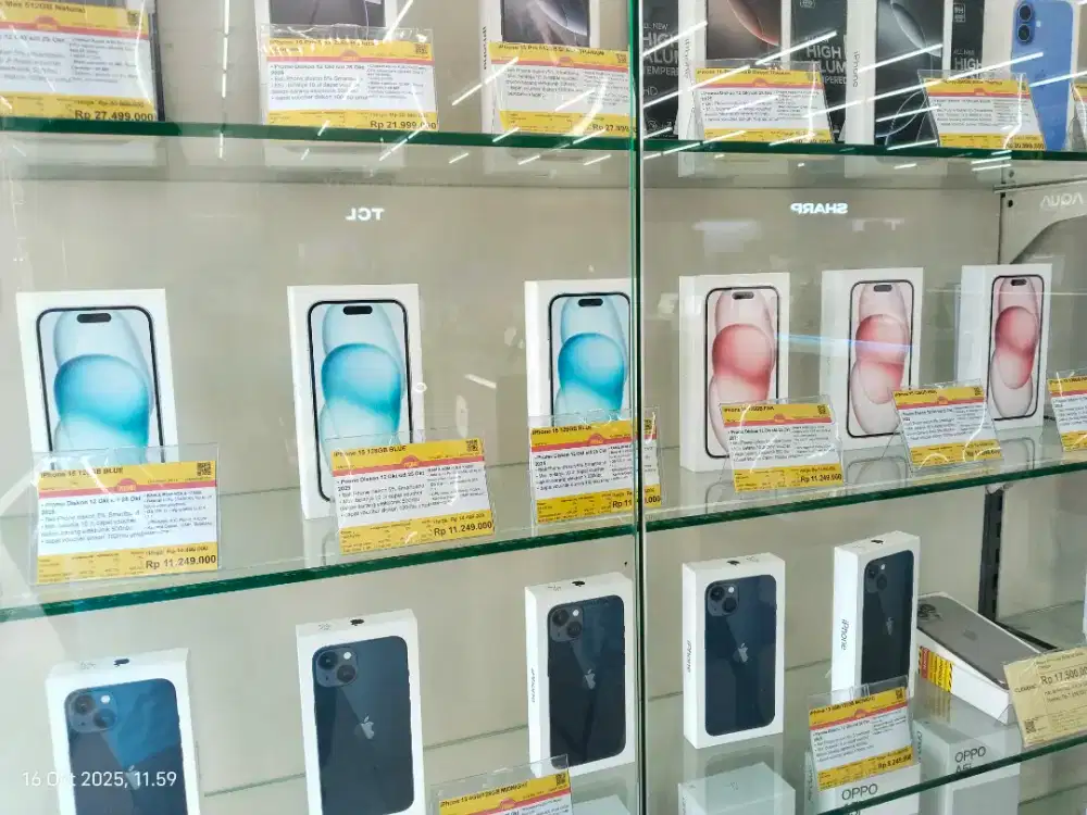 iPhone 15 128 GB garansi resmi, Cicilan 0% tanpa DP, Syarat cukup KTP