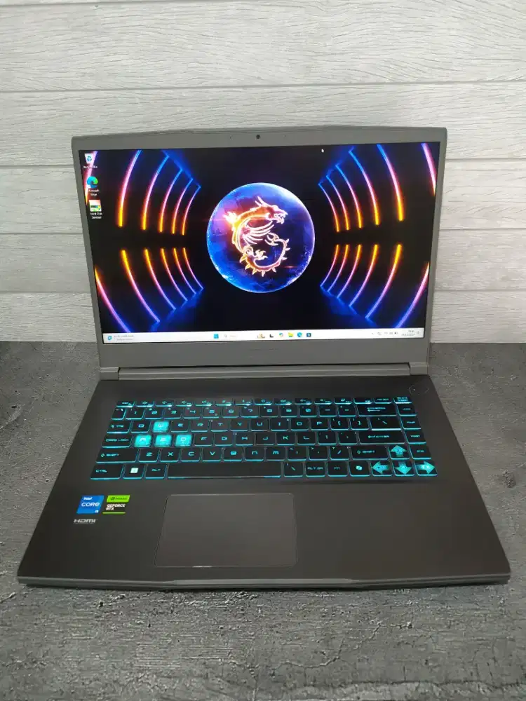 Jual laptop MSI Thin 15 second