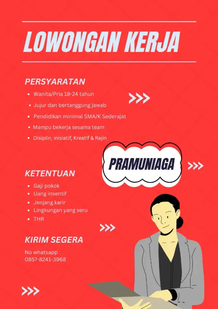 LOKER PRAMUNIAGA