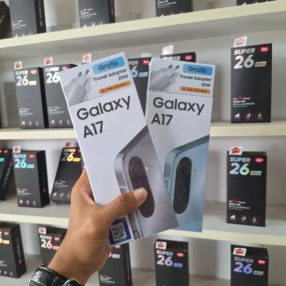 Samsung A17 ram 8/256gb promo garansi resmi 1 tahun