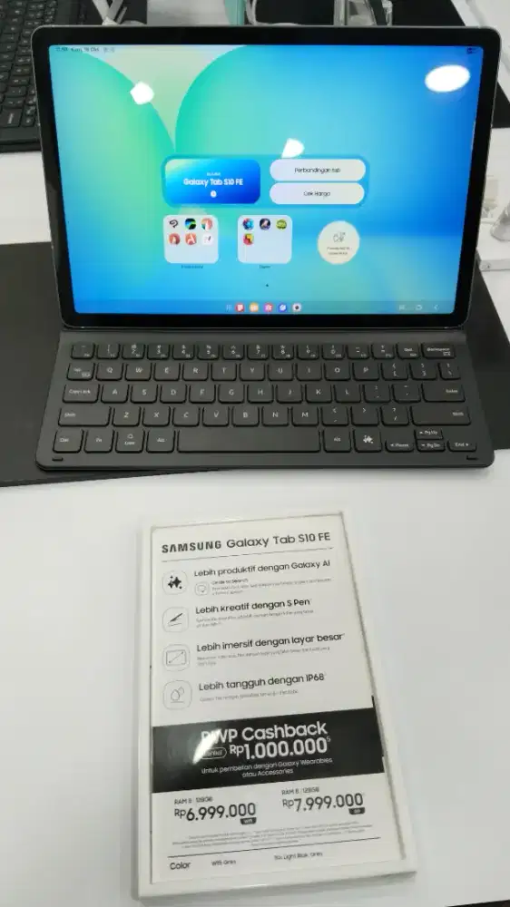 Samsung galaxy Tab S10 FE cicilan tanpa DP bunga 0%