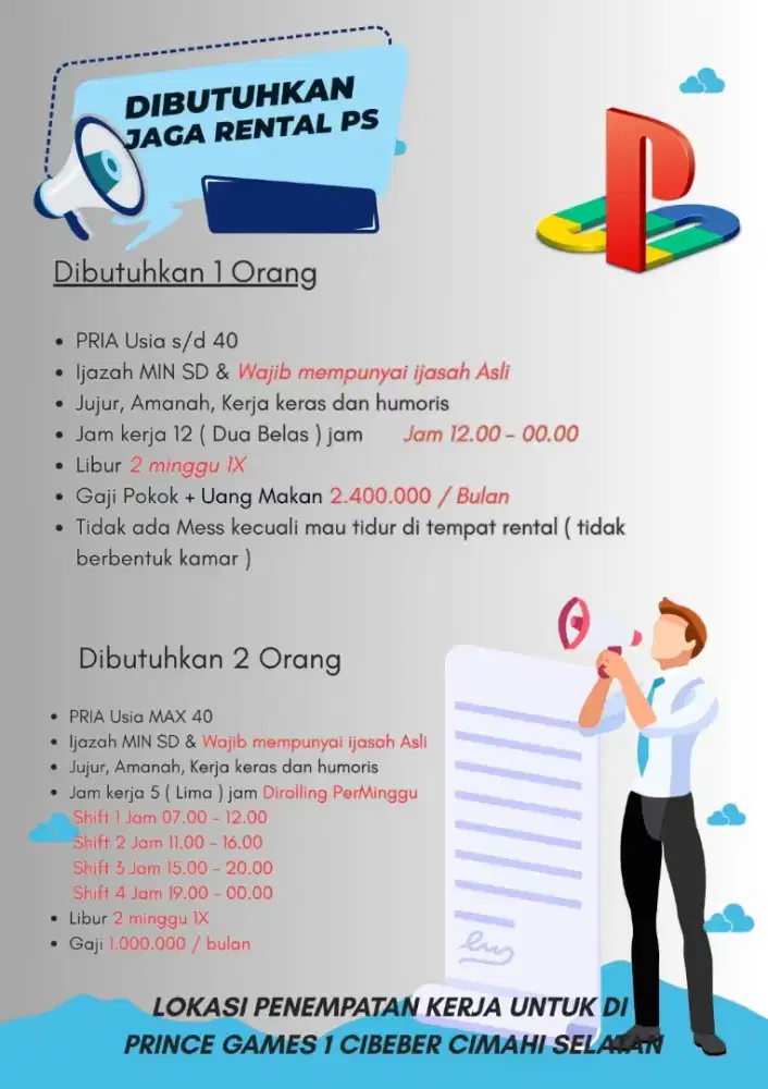 jaga rental playstation