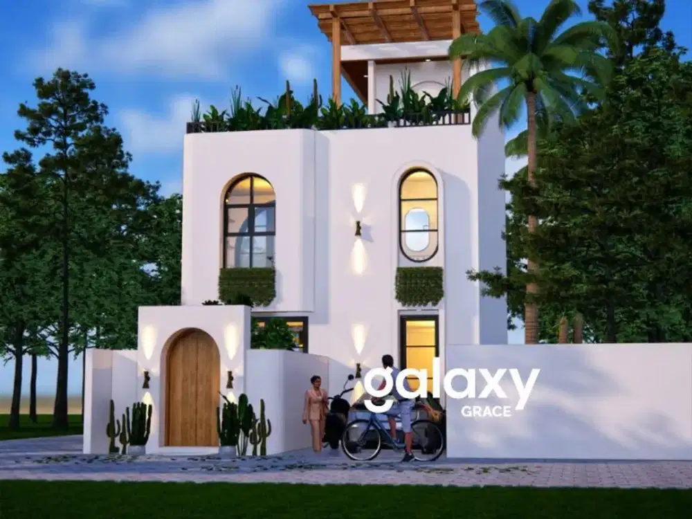 DIJUAL VILLA INFINITY CORNER 2 LANTAI DI TAMAN MUMBUL BENOA BADUNG, BALI