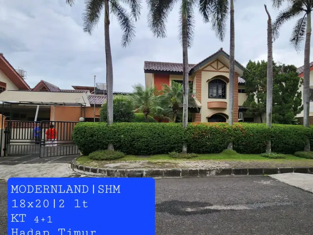 A207 Rumah Besar Jalan Lega Dijual Murah di Modernland Tangerang