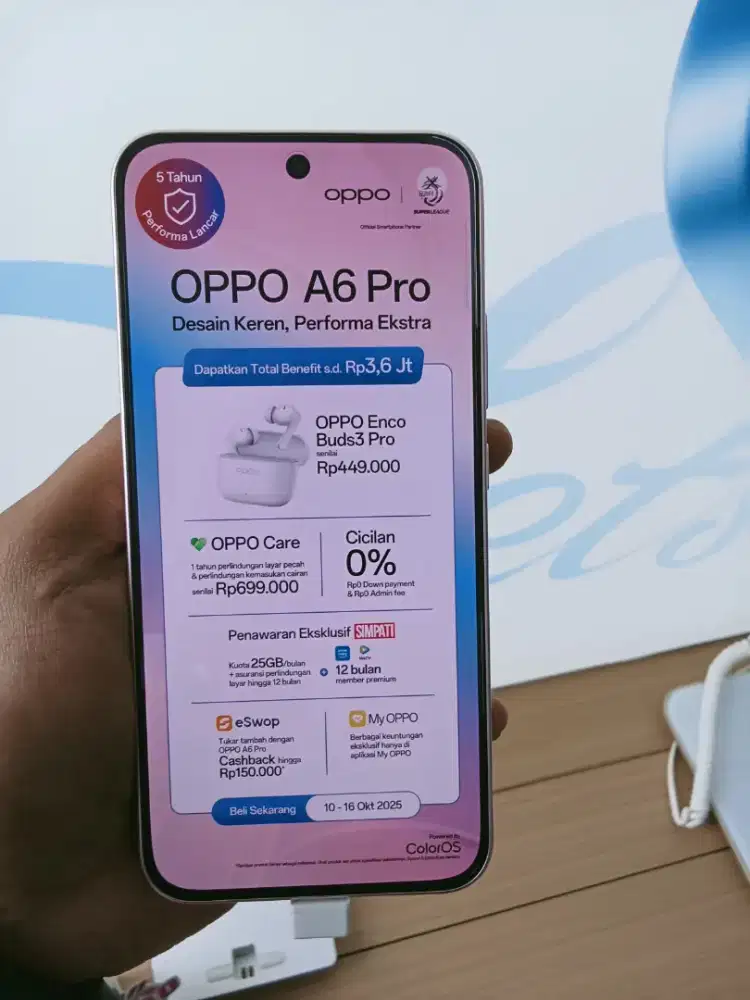 Promo Cicilan 0% Oppo A6 Pro