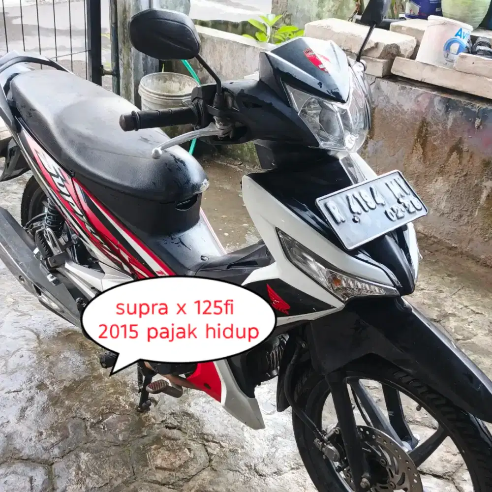 Supra x125 fi 2015 pajak hidup