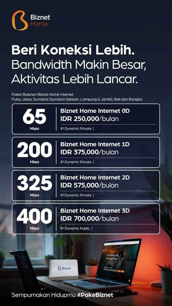 Promo Oktober Wifi Biznet Sidoarjo