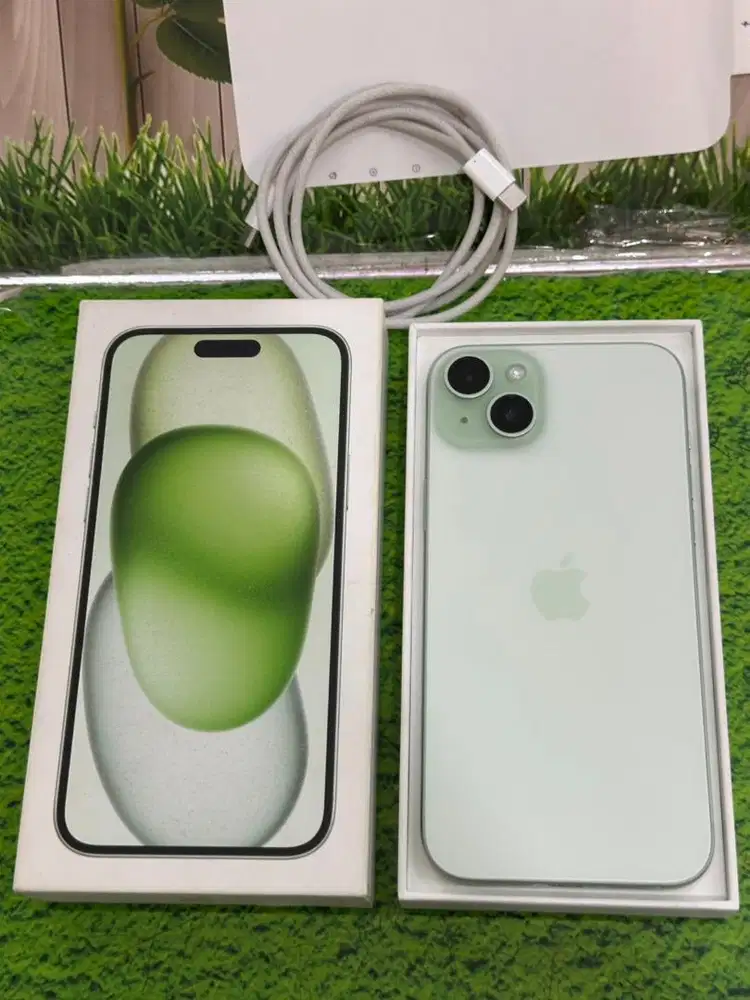 second iphone 15 plus 128 ibox komplit