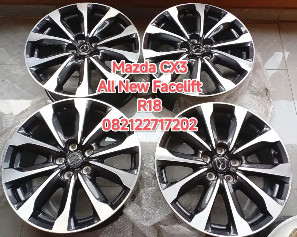 Velg Cx3 R18 Facelift Cx3,cx7,cx9,HRV,BRV,Innova,rush,Mazda Biante,6