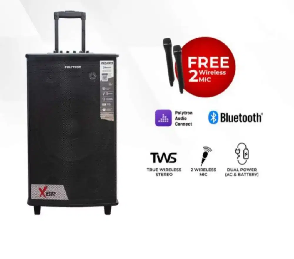 Kredit Speaker Polytron PAS PRO12F7 — DP 0%, Cicilan Ringan Banget!