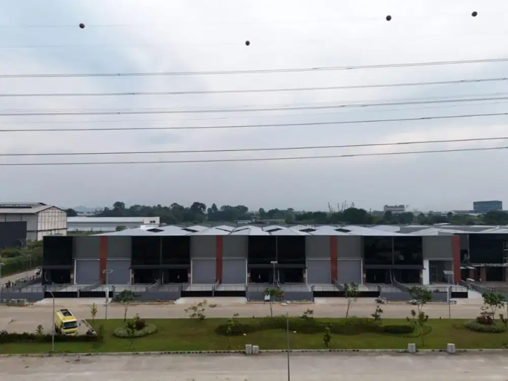 Disewakan Gudang dan Bangunan Pabrik Siap Pakai Legok, Tangerang