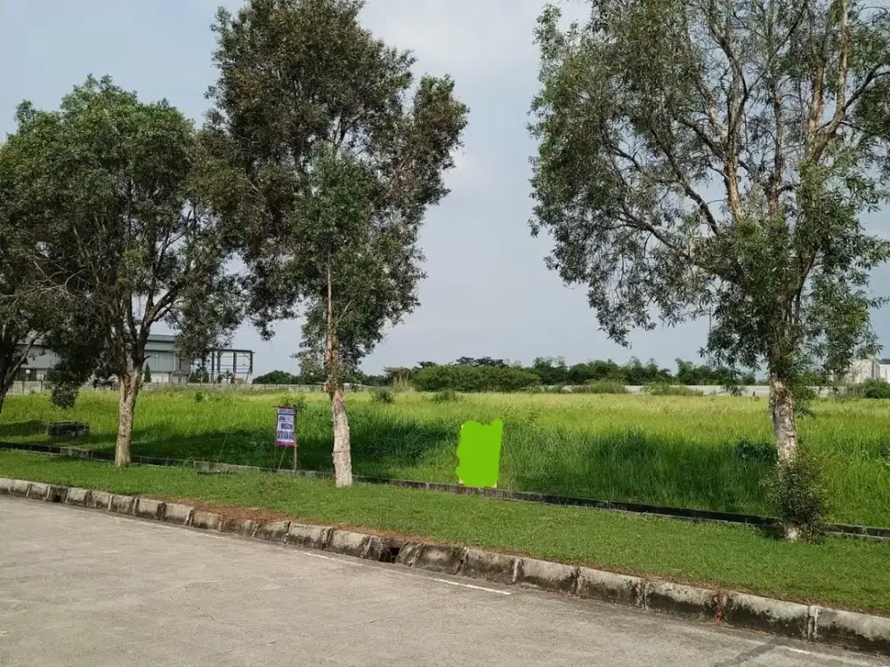 Kavling siap bangun cocok untuk gudang/pabrik di Jababeka - Cikarang