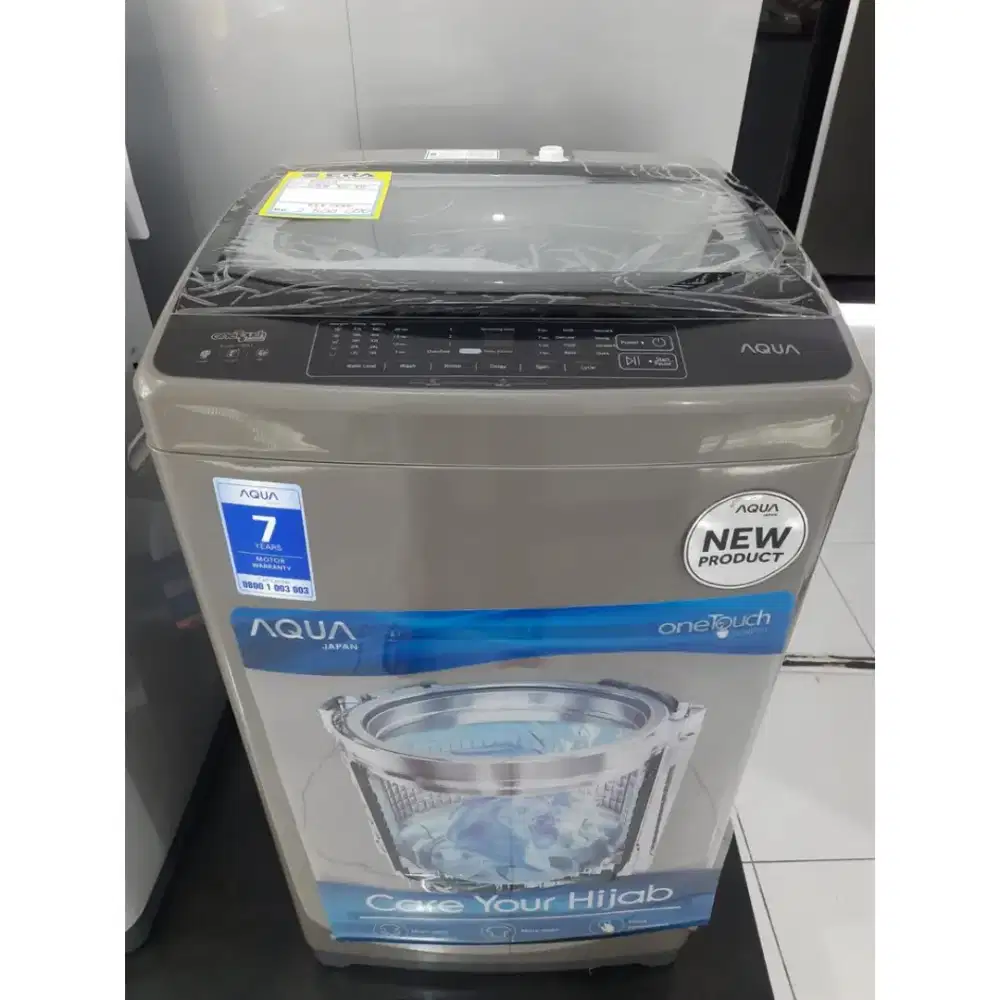 KREDIT MESIN CUCI AQUA 8KG – OTOMATIS, TOP LOADING