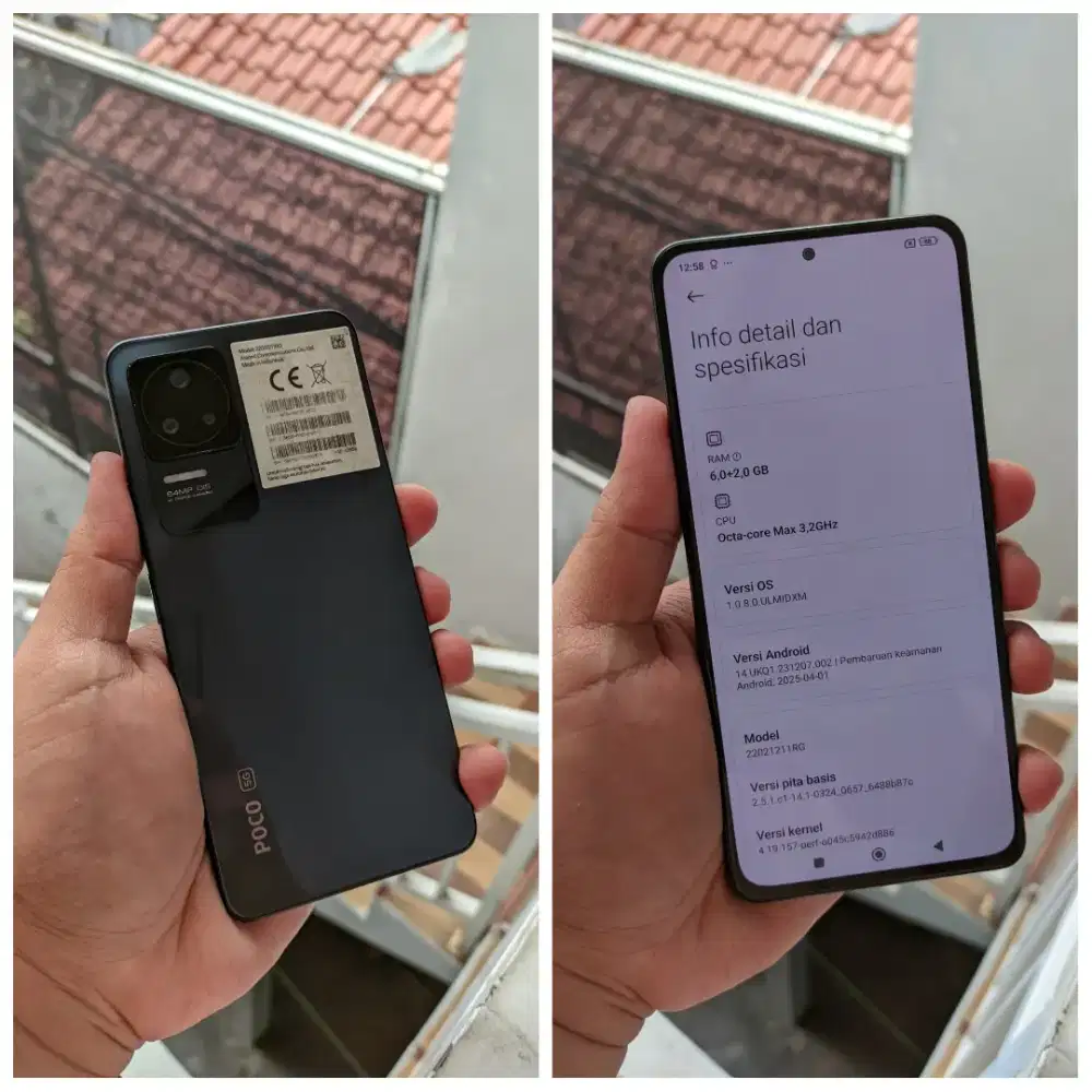 Poco F4 6/128 Snapdragon 870 Siap Gaming !