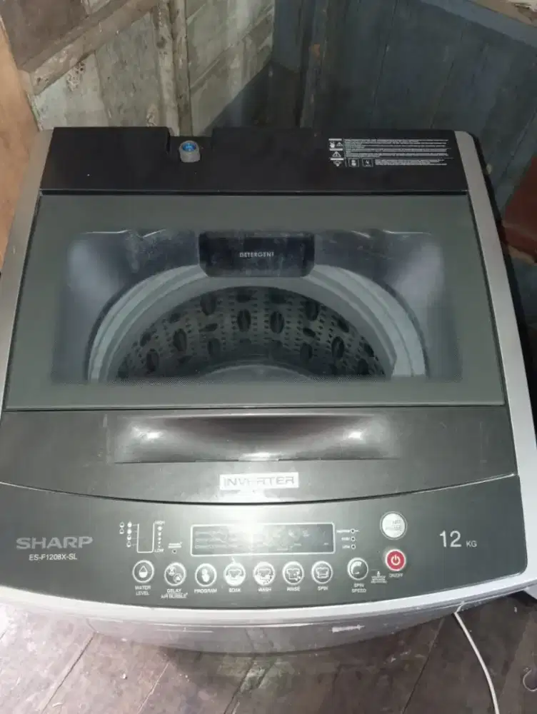 Dijual mesin cuci Sharp otomatis siap pakai