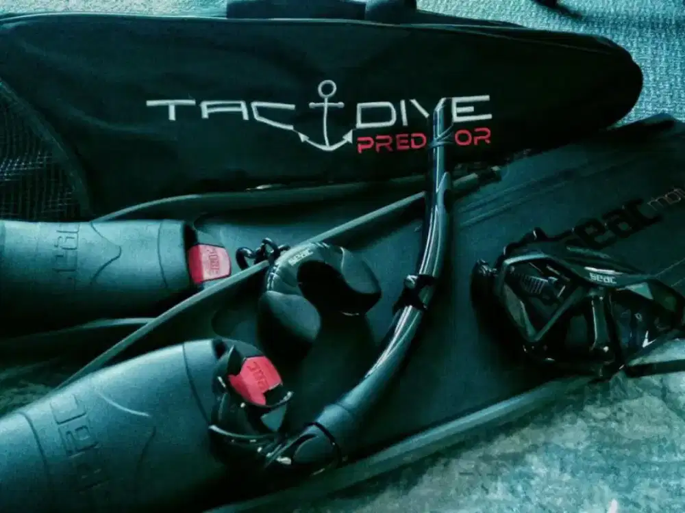 Long fins Seac Motus Black Freediving