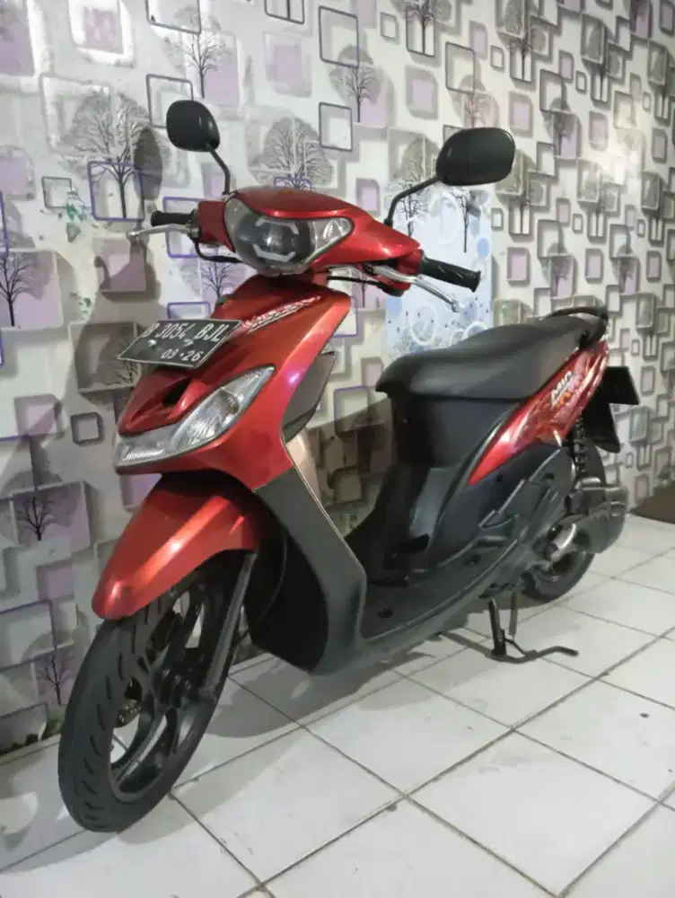 YAMAHA MIO SMILE 2011 MERAH BODY MULUS GRES MASIH FULL ORISINIL
