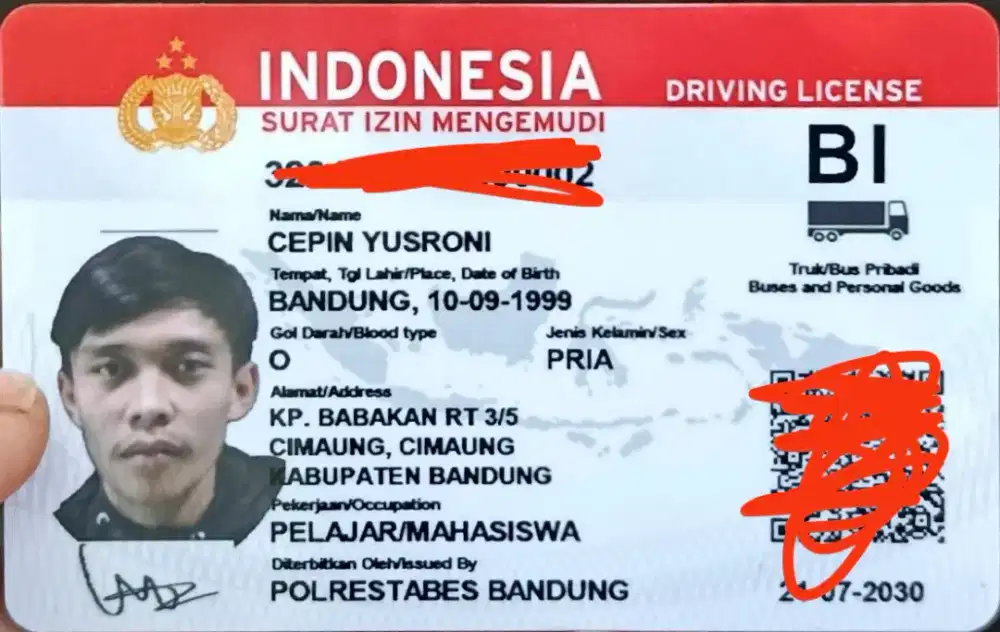 Punya modal jujur +SIM B1 polos