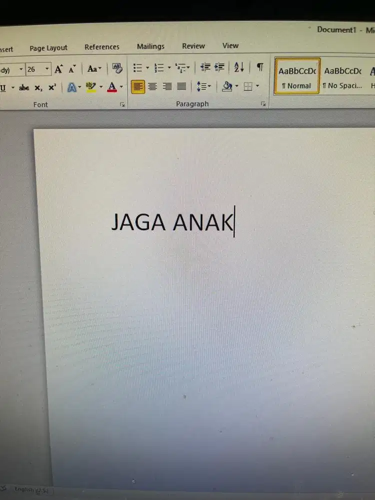 Jaga anak di rumah
