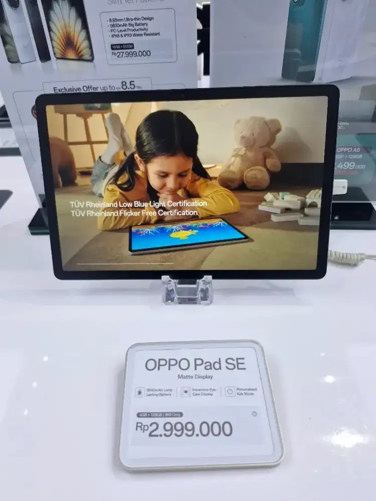 Oppo Pad SE 128GB Promo Gratis 1x Cicilan Tenor 6 Bulan