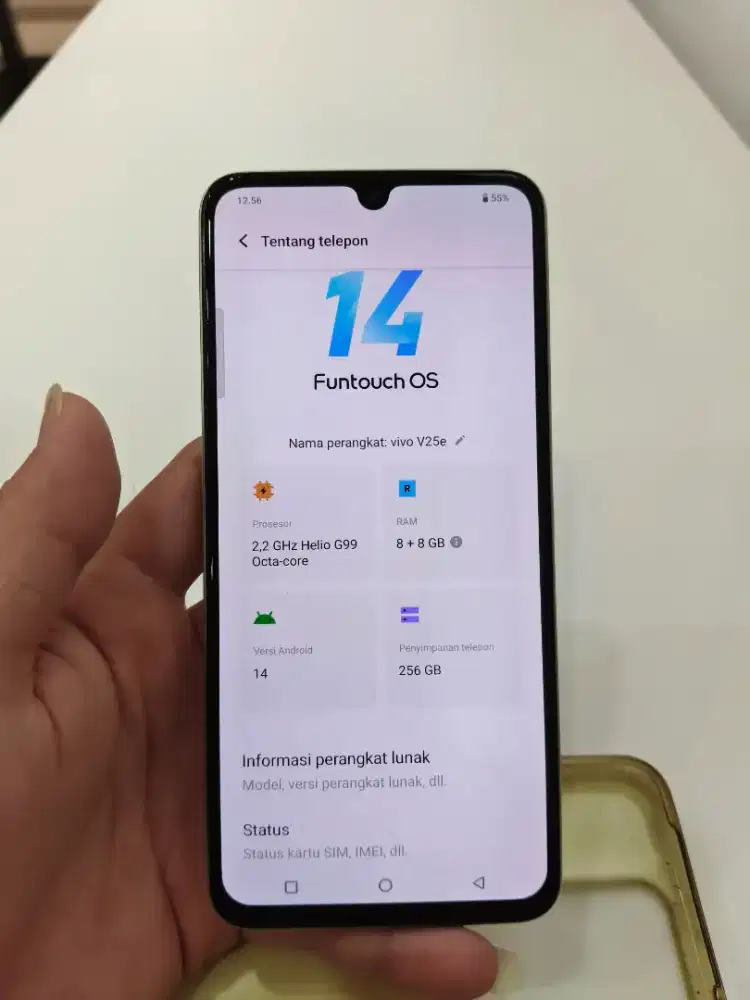 Vivo v25e 8+8/256 gb NFC fullset original
