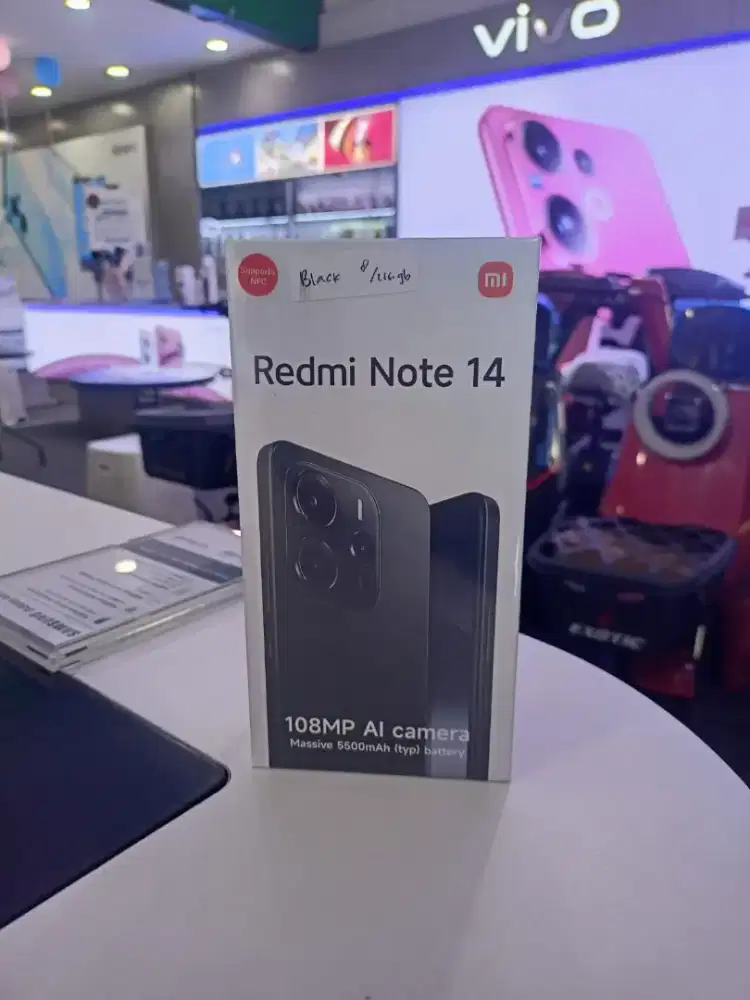 REDMI NOTE 14 256GB READY 2UNIT SAJA BISA COD